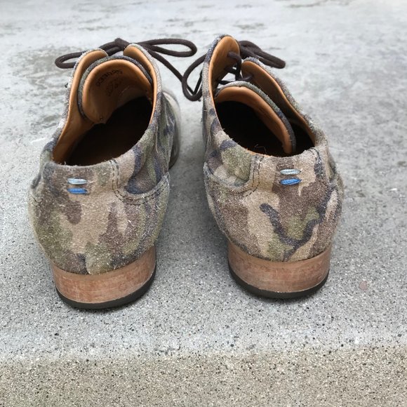 Fluevog Radio CBC Camo Oxfords Size 7.5 - Picture 5 of 10